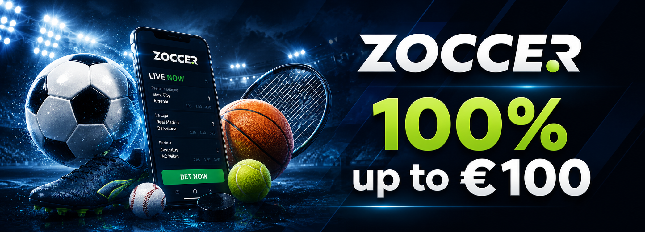 100% up to €100